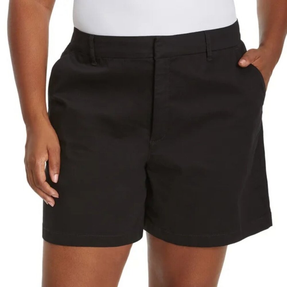 Gloria Vanderbilt Women's Chino Shorts - Picture 4 of 6